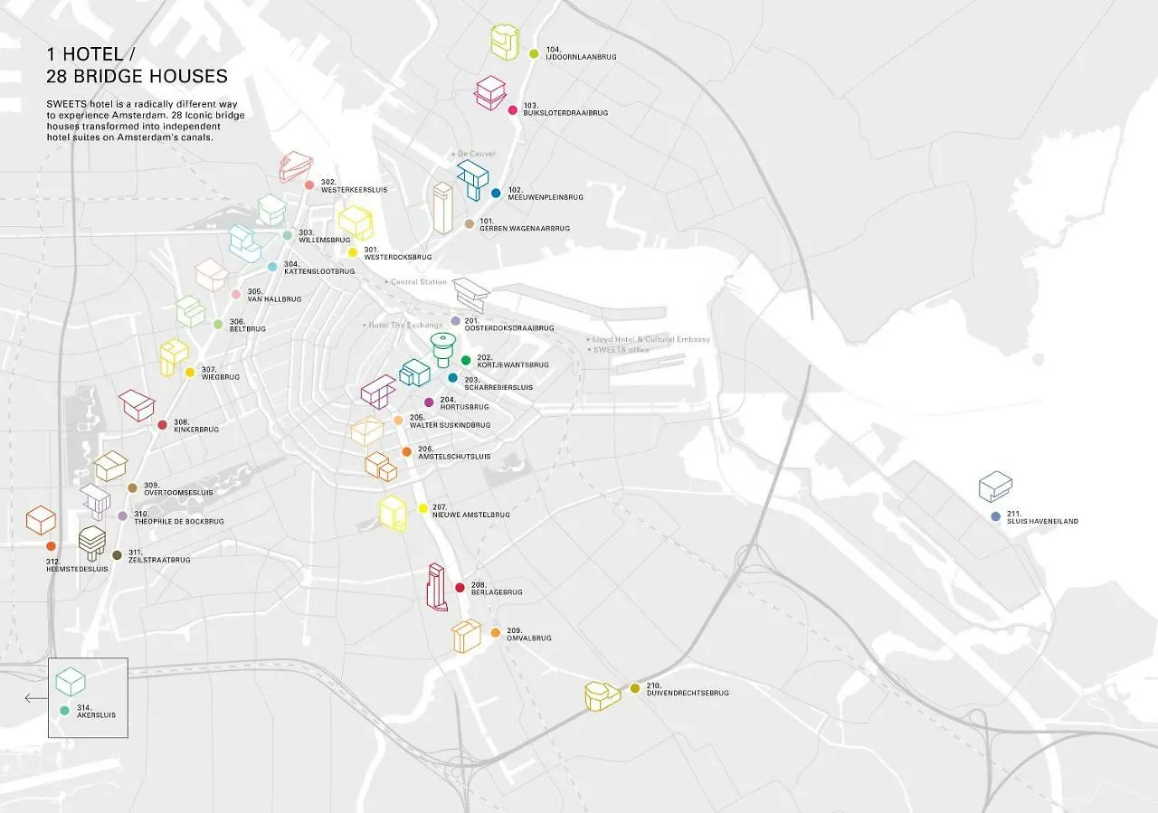 Apartment Ferienwohnung Sweets - Nieuwe Amstelbrug Amsterdam Niederlande